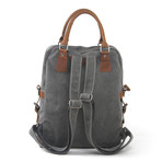 Canvas Backpack // Charcoal