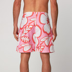 Tahiti Explosion Boardshort // Pink (30)