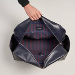 Bowling XL // Saffiano Leather (Navy)