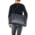 Bowling XL // Saffiano Leather (Navy)