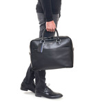 Briefcase 2-Zip // Saffiano Leather