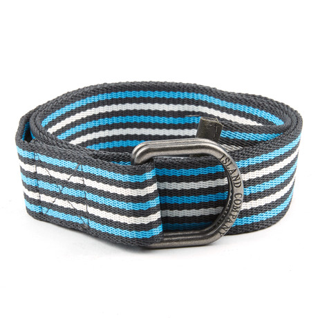 Woven Belt // Blue + Black (XS)
