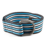 Woven Belt // Blue + Black (S)