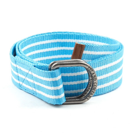 Woven Belt // Blue + White (XS)