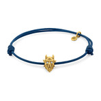 Diamond Eyes Devil Bracelet // Yellow Gold