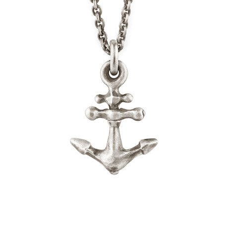 Anchor Pendant // Sterling Silver // Silver Chain