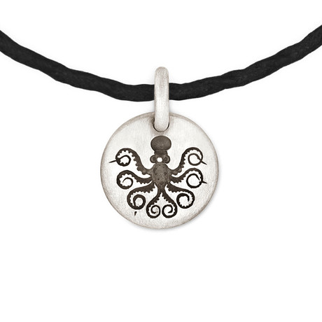 Octopus Charm Bracelet // Sterling Silver