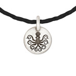 Octopus Charm Bracelet // Sterling Silver