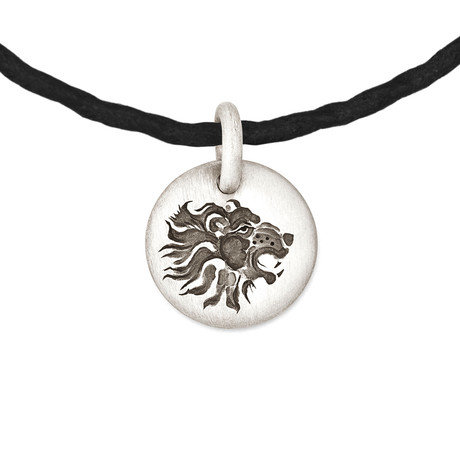 Lion Charm Bracelet // Sterling Silver