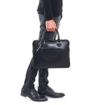 Briefcase Slim // Saffiano Leather