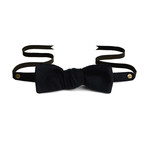 Svart Batwing Bow Tie // Black