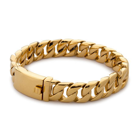 Artillery Steel Bracelet // Gold (21cm)
