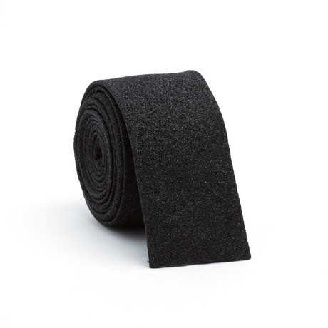 Silk Tie // Solid Black