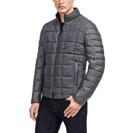 Paddington Quilted Puffer Jacket // Grey (S)