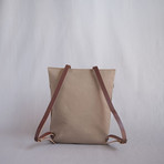 Mapa Suede Backpack // Brown