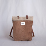 Mapa Suede Backpack // Brown