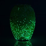 Glow In The Dark Glass Vase Sculpture // 215881
