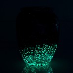 Glow In The Dark Glass Vase Sculpture // 215872