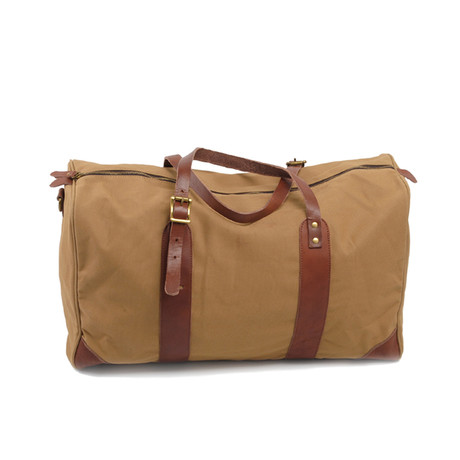 Canvas Travel Bag // Khaki
