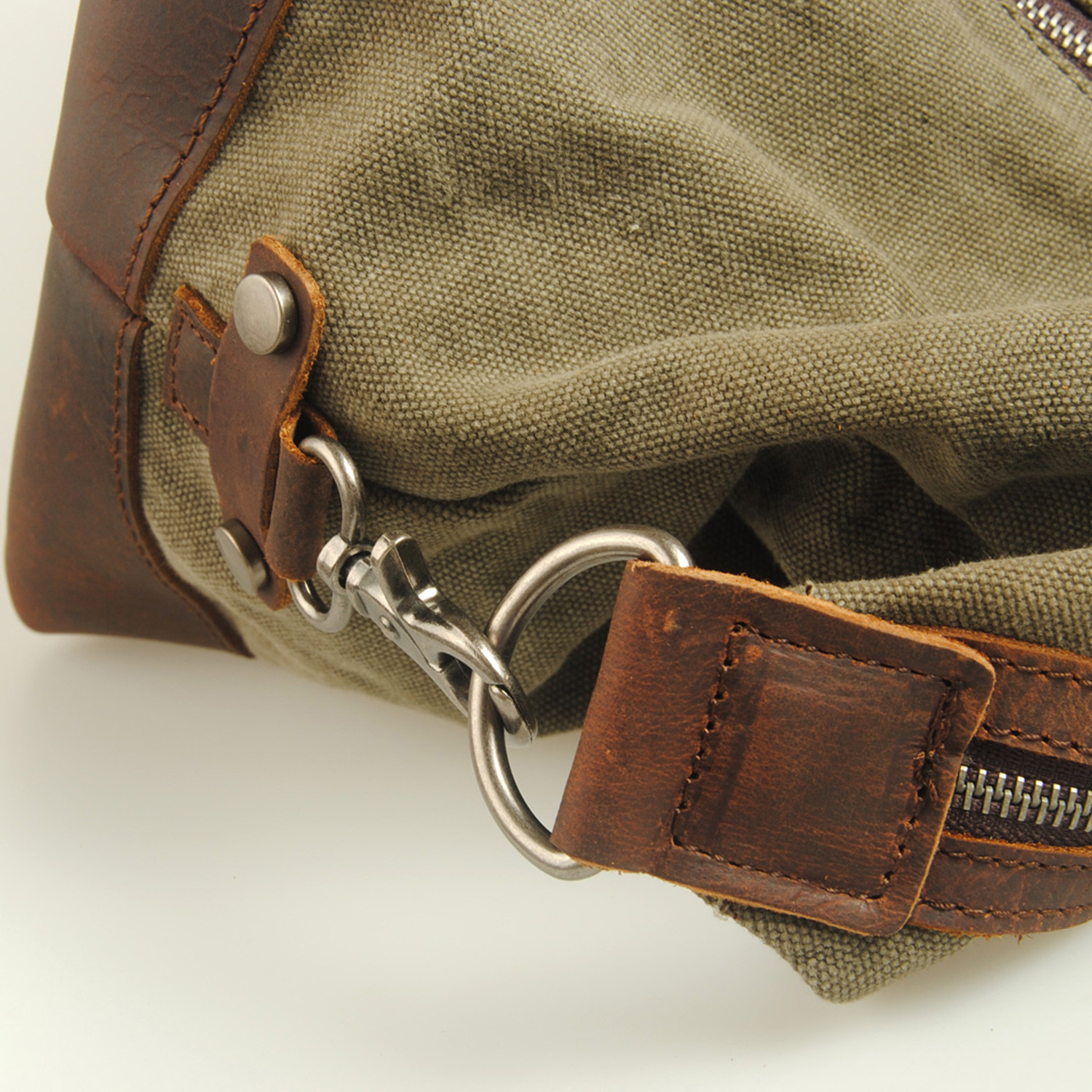 Canvas Duffle Bag // Army Green - OWNBAG - Touch of Modern