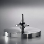 Stainless Steel Spinning Top + Spinning Base