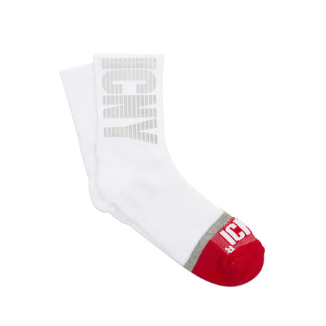 Quarter Ankle ICNY Sock // White