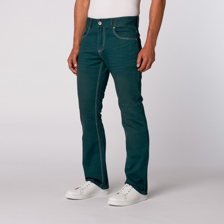 Contrast Jean // Green (30WX30L)