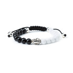 Marble Onyx Buddha // Silver (S/M)