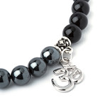 Hermatite Onyx OM // Silver (Small)