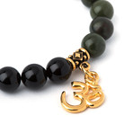 African Jasper Onyx OM // 22k Gold (Small)