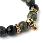 Serpentine Onyx Skull (S/M)