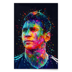Messi // Aluminum Print (16"W 24"H x 0.2"D)