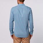 Grayson Long-Sleeve Shirt // Blue + Green (M)