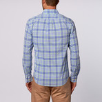 William Long-Sleeve Shirt // Blue + Grey (XL)