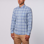 William Long-Sleeve Shirt // Blue + Grey (XL)