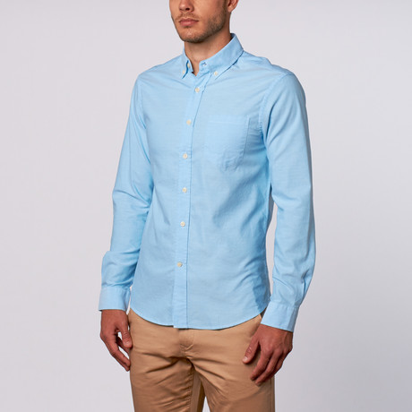 Mason Long-Sleeve Shirt // Light Blue (S)