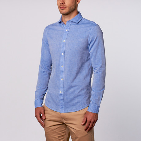 William Long-Sleeve Shirt // Blue (S)