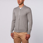 Gibson Zip-Up Hoodie // Light Grey (M)