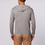 Gibson Zip-Up Hoodie // Light Grey (M)