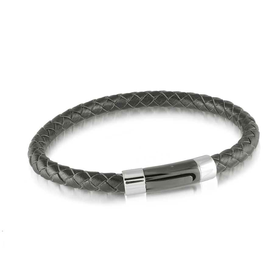 Italgem - Steel & Leather Bracelets - Touch of Modern