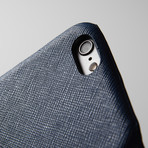 Blue Saffiano Leather // iPhone 6 Case