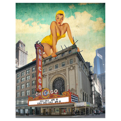 Chicago Pinup (11"L x 14"H)