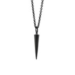 Spike Pendant // Black (Small)