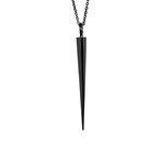 Spike Pendant // Black (Small)