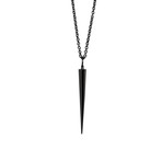 Spike Pendant // Black (Small)