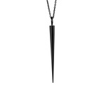 Spike Pendant // Black (Small)