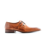Stansted Leather Monk Strap Brogue // Cognac (Euro: 40)