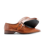 Stansted Leather Monk Strap Brogue // Cognac (Euro: 40)