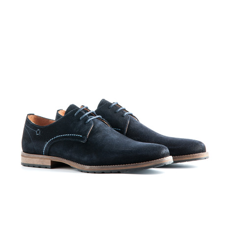 Manchester Suede Shoe // Navy (EUR: 40)