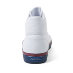 Marcos High-Top // White + Navy (US: 8)
